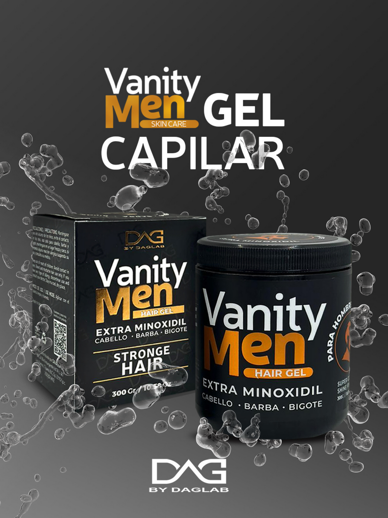 Gel Capilar Vanity Men - Minoxidil 5%